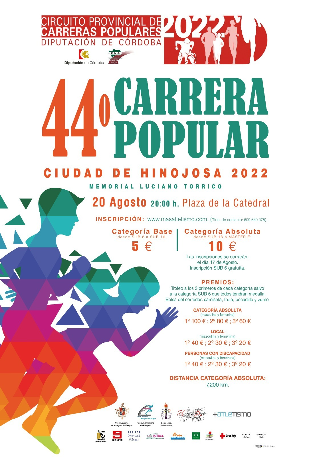 44ª CARRERA POPULAR CIUDAD DE HINOJOSA 2022